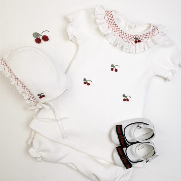Vestido Manga Curta Cherry